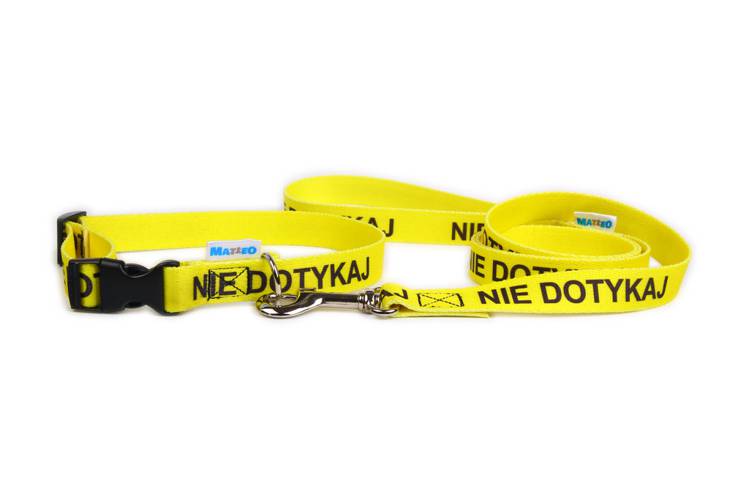 Obroża Klamra Plastikowa – NIE DOTYKAJ 0518 30MM 40-70CM - matteo-company