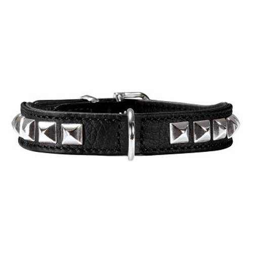 HUNTER Obroża Rocky Petit, czarna Roz. 27, obwód szyi: 20-24 cm, szer.:16 mm - Hunter