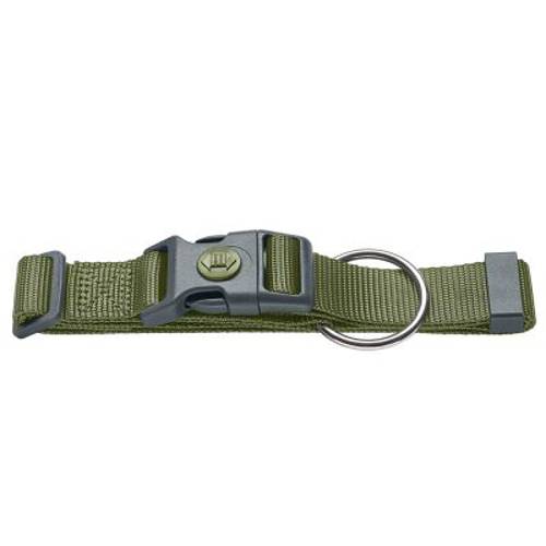Obroża HUNTER London, oliwkowa Vario Basic, S, obwód szyi: 24-36 cm, szer. 10 mm - Hunter