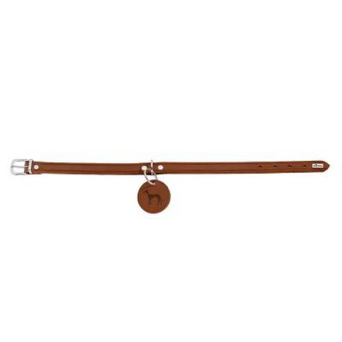 Obroża HUNTER Aalborg, brązowa L, obwód szyi: 45-55 cm - Hunter