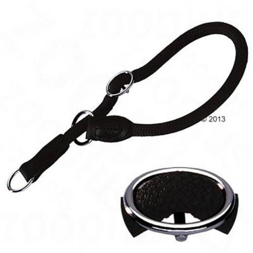 Obroża zaciskowa do tresury HUNTER Freestyle, czarna Obwód szyi: max. 50 cm - Hunter