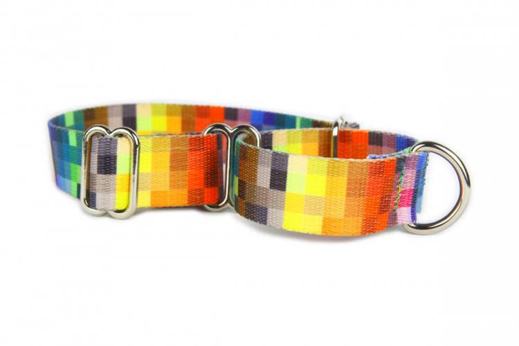 Obroża Zaciskowa Martingale Piksele 0583 25MM 34-36CM - matteo-company