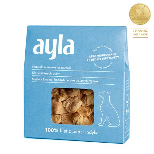 Przysmaki dla psa Ayla | Filet z piersi indyka | Liofilizowany