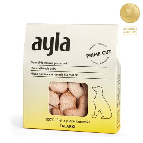 Przysmaki dla psa Ayla | Filet z piersi kurczaka |  Prime Cut |  Talarki