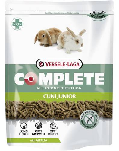 VERSELE-LAGA Pokarm dla młodych królików miniaturowych Cuni Junior Complete 500g