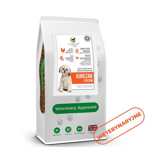 Karma sucha dla psa - Kurczak z ryżem 2kg - EcoFood24