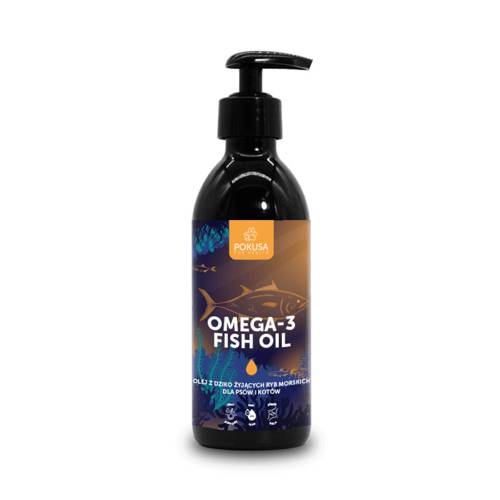 Pokusa Omega-3 Fish Oil - Olej z dziko żyjących ryb morskich 250ml