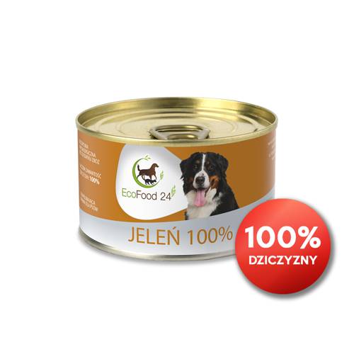 Konserwa dla psa - Jeleń 100% 850g