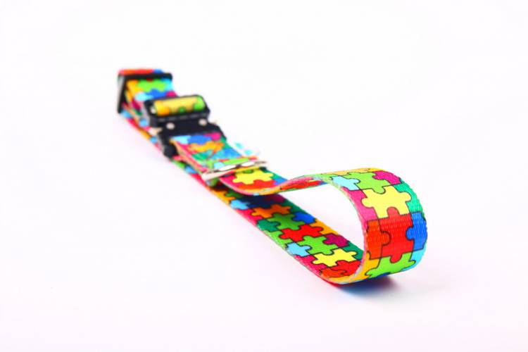 Obroża Klamra Metalowa - Puzzle 0537 30MM 44-76CM - matteo-company