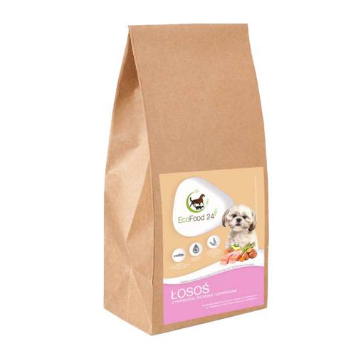 Karma sucha dla psa - Łosoś z pstrągiem, batatami i szparagami 2kg - EcoFood24
