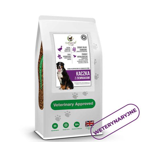 Karma sucha dla psa - Kaczka z ziemniakami 2kg - EcoFood24