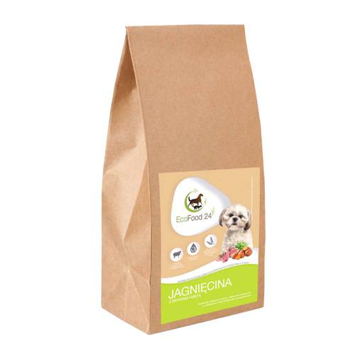 Karma sucha dla psa - Jagnięcina z batatami i miętą 2kg - EcoFood24