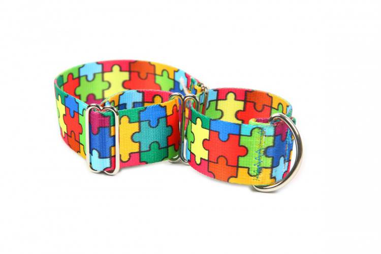 Obroża Zaciskowa Martingale - Puzzle 0597 40MM 36-50CM - matteo-company