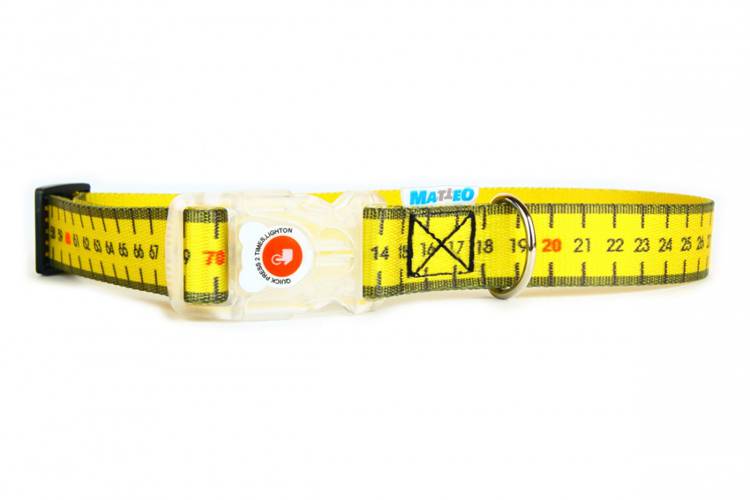 Obroża Klamra LED - Miara 0544S 20MM 40CM 20-35CM - 