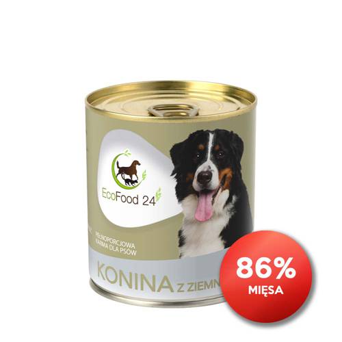 Konserwa dla psa - Konina z ziemniakami 410g - EcoFood24