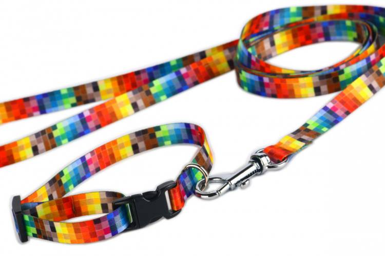Smycz Prosta - Piksele 0663 15MM 130CM - matteo-company