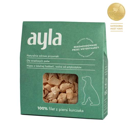Przysmaki dla psa Ayla | Filet z piersi kurczaka | Liofilizowany