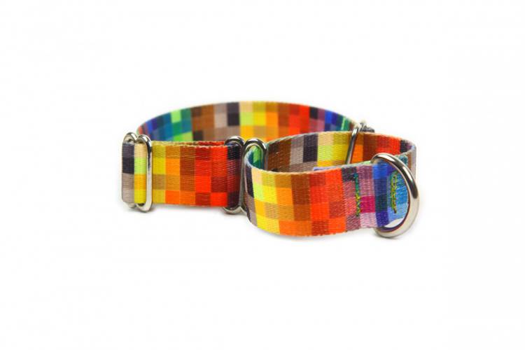 Obroża Zaciskowa Martingale Piksele 0573 20MM 24-36CM - matteo-company