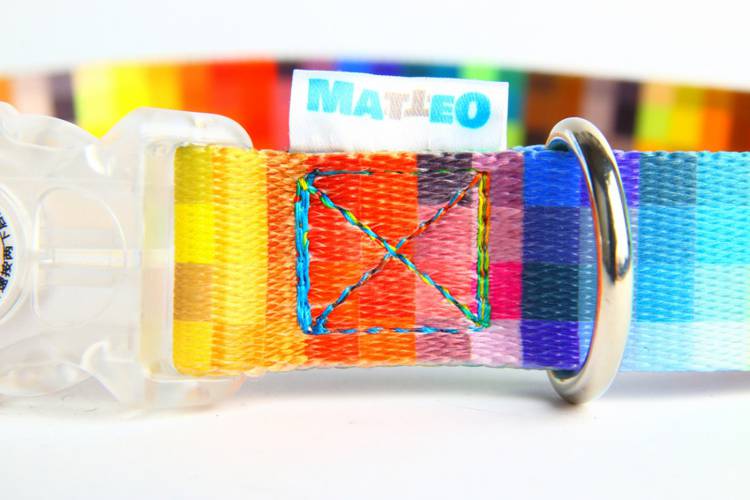 Obroża Klamra LED - Piksele 0543 20MM 55CM 35-50CM - matteo-company